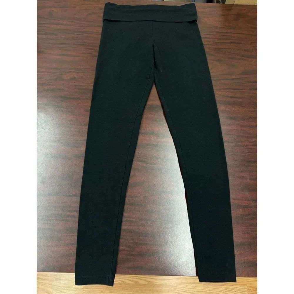 Victoria’s Secret Black Foldover Yoga Leggings Size X-Small